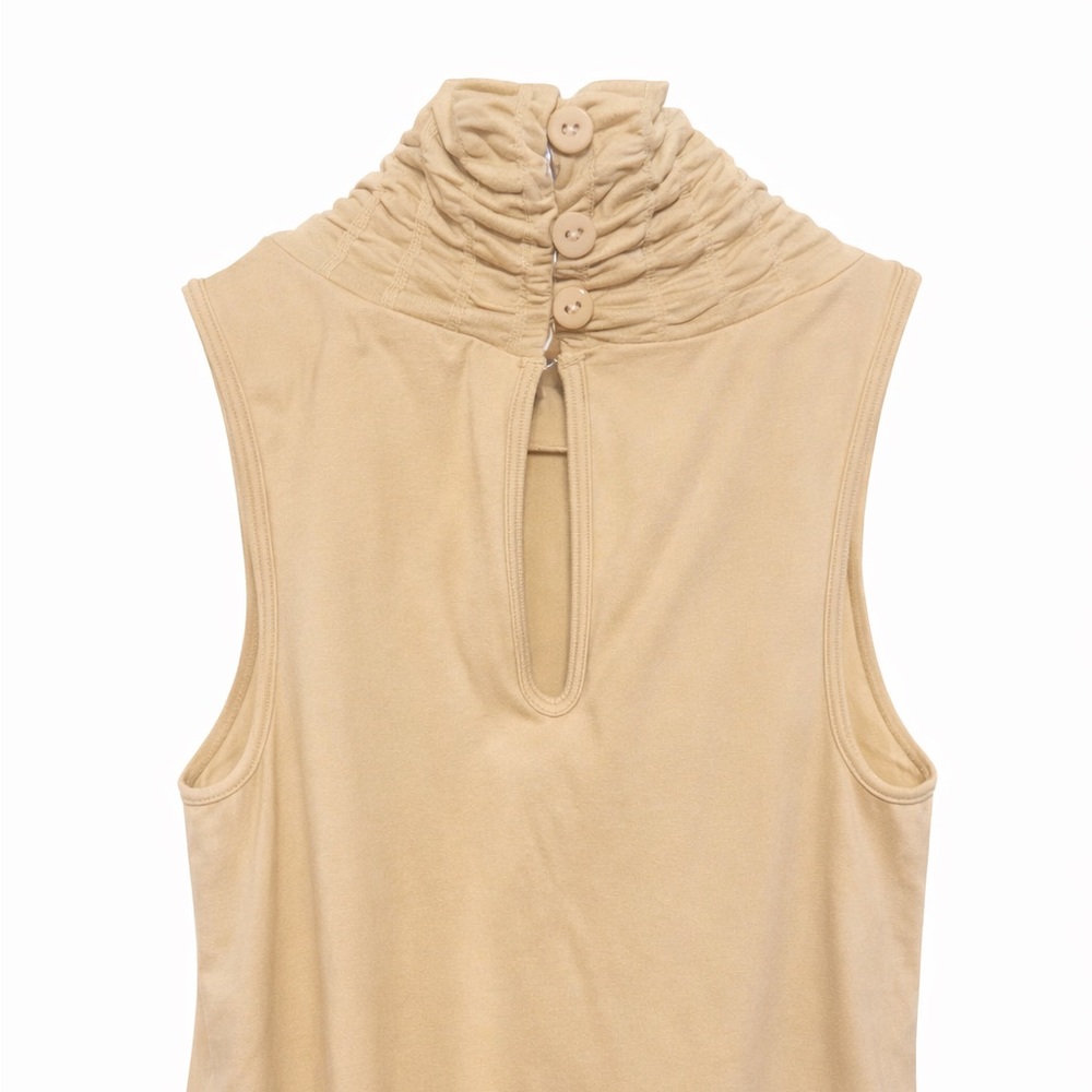 A Classy Chic Boutique Cream Ruched Blouse